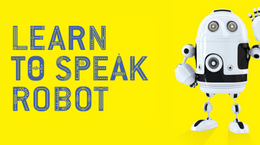 Kids learning to speak robot at PAE libraries